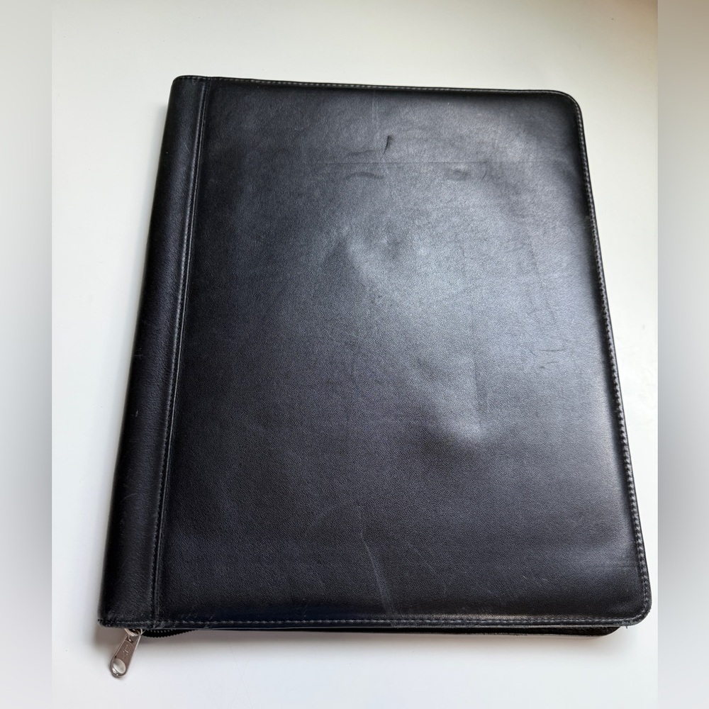 Leather 10.5 x 13 portfolio.